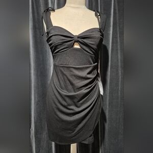 Emerald Sundae Black Strapless Dress
